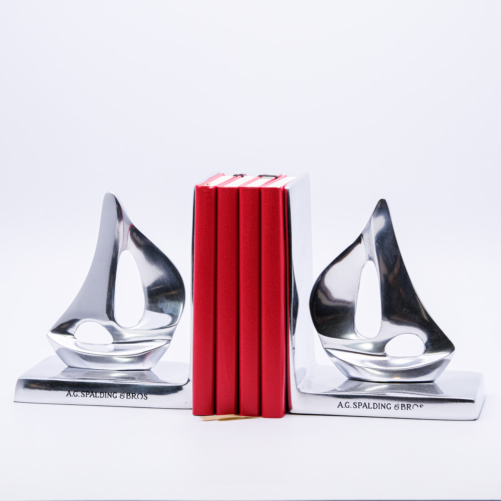 Spalding & Bros - Alluminio - Reggilibri barca a vela - cartoleria rossi dal 1927