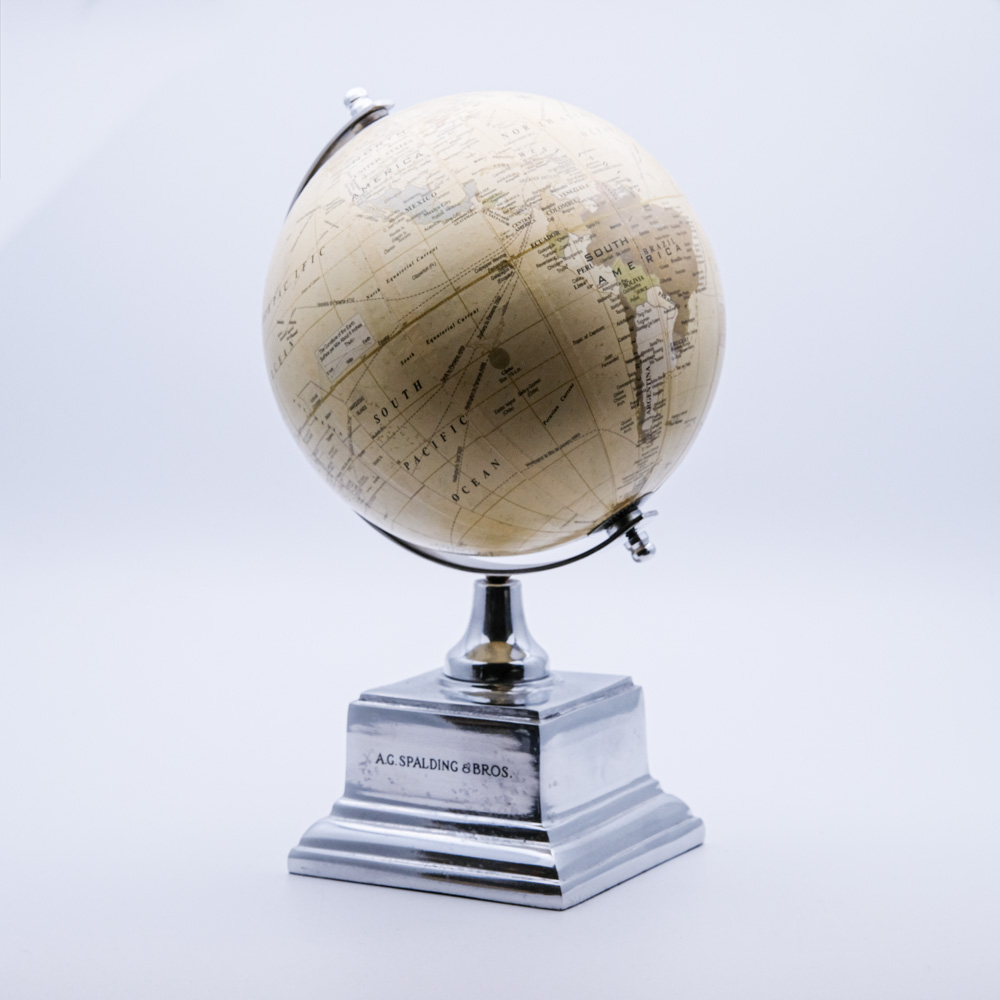Spalding & Bros - Alluminio - Globo vintage - cartoleria rossi mantova dal 1927